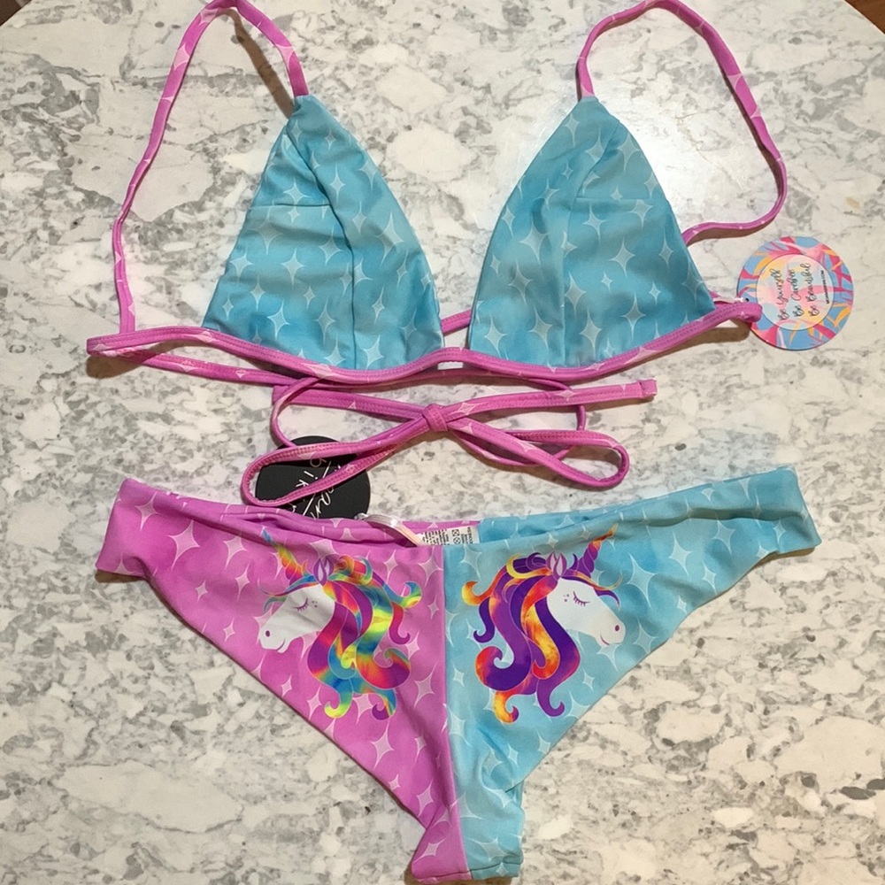 Moana Bikini Unicorns RARE